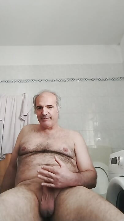 Lots of Pissing in the Basin and a Long Handjob and Dirty Language