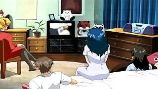 Wife cheats on her husband with young boy - Anime Uncensored