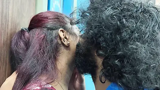 Lip lock and tongue kiss