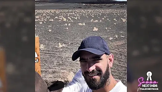 Date Night Öffentlicher sex - Wir sind einen vulkan gewandert und er brach in meinen mund aus