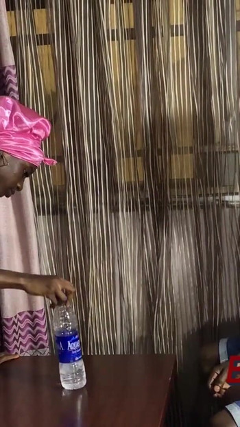 Stunning moment from "Doing flip the bottle challenge with my bestie"