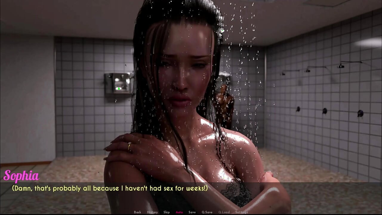 Awam - 第15天 - 免費 - 第3部分 - 索菲亞洗澡時看到一根大黑屌