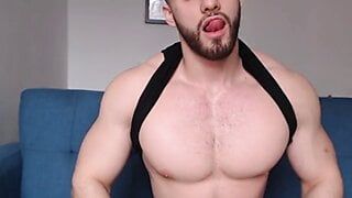 (cum) hottie muscle wank - special