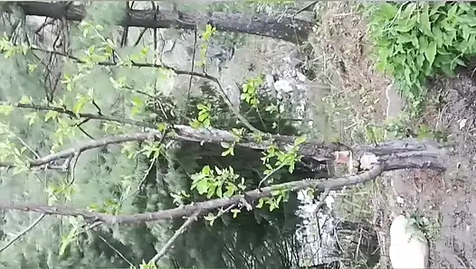 Part 2 - Desi outdoor sex with a stranger girl in the jungle.