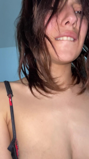 Unforgettable moment from "Petite teen squeals with pleasure as she enjoys a huge cock and enjoys a great creampie"