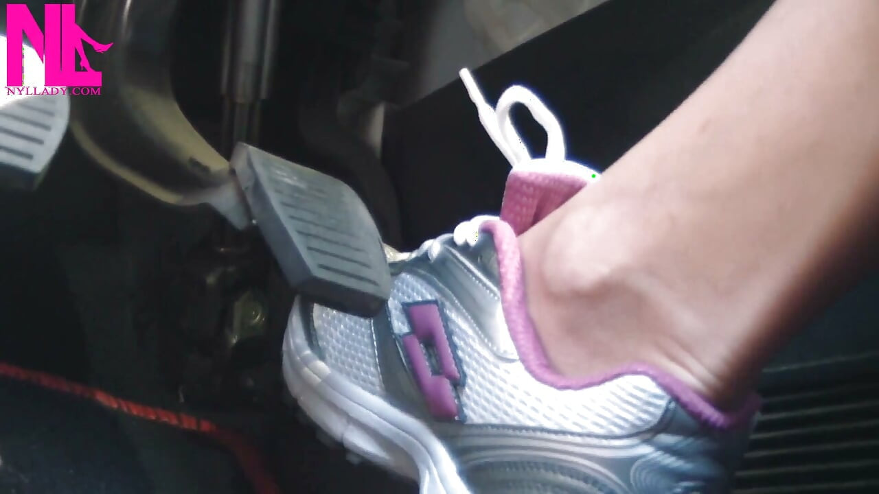 Fast Driving in Lotto Sneakers