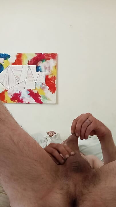 Morning masturbation dildo...