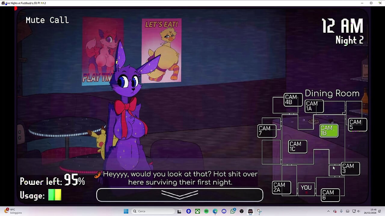 Five nights at FuzzBoob's part 1