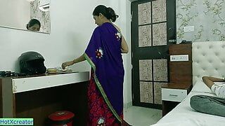 핫한 섹스를 즐기는 인도 미녀 이혼녀! 리얼리티 섹스