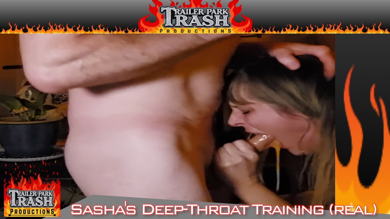 Real Deep-throat Training W/probably Sasha - the Making of a Throat Goat