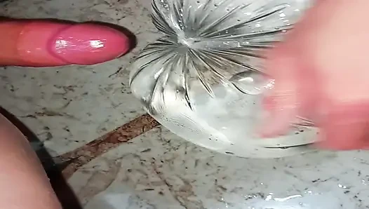 Solo duş eğlencesi bakış açısı banyo videosu