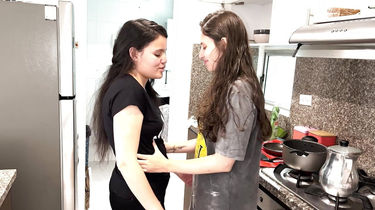 We have fun touching each other's ass and vulva