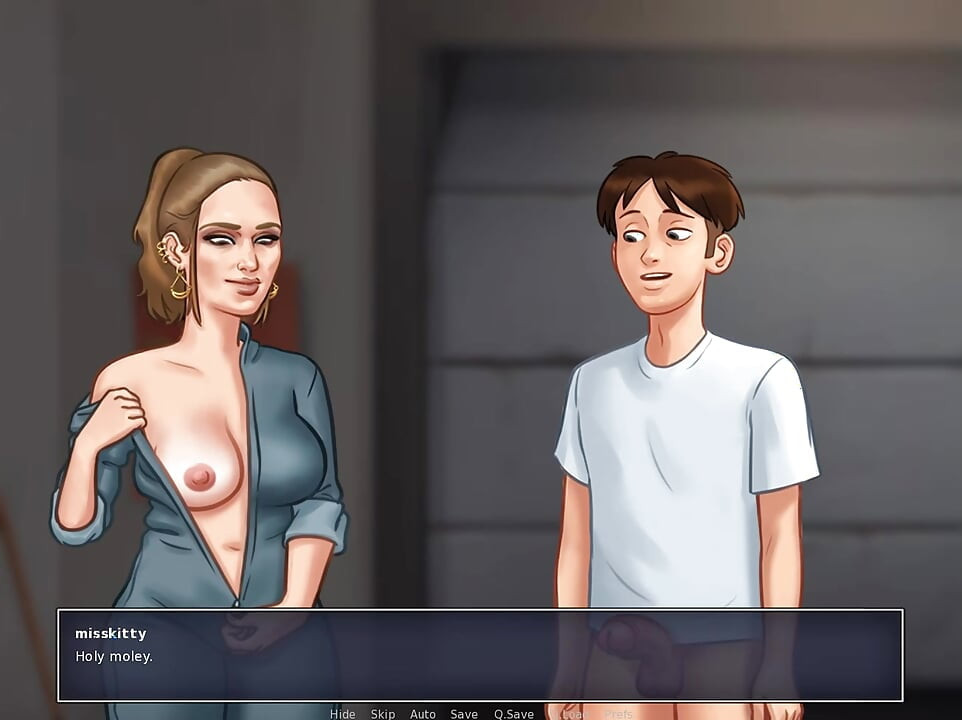 SUMMERTIME SAGA Part 335 - An Experienced Lady Destoys Young Cock By MissKitty2K