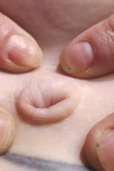Close-up diepe navel