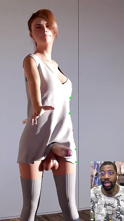 Slatka transrodna riđokosa cura budi se s kurcem i tvrdim jebanjem u guzu