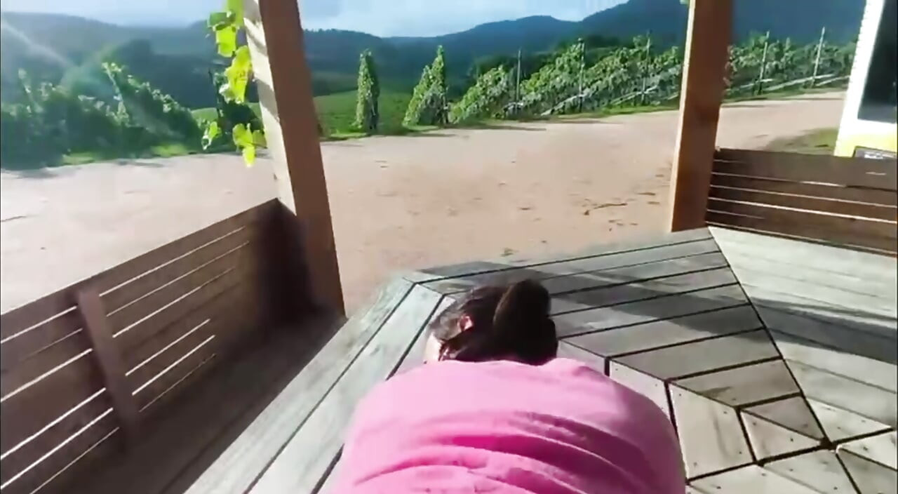 Fierce fuck in the vineyards