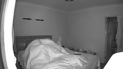 Secret hookup caught on bedroom cam