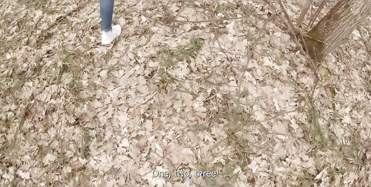 A Walk for Snowdrops Turned Into a Juicy Blowjob in the Middle of the Forest