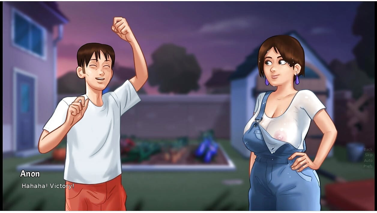Summertime saga - gameplay - roleplay - jenny sex scenes in bedroom and dinner table