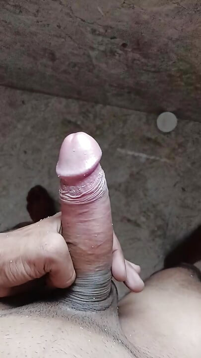 Big dick stroking