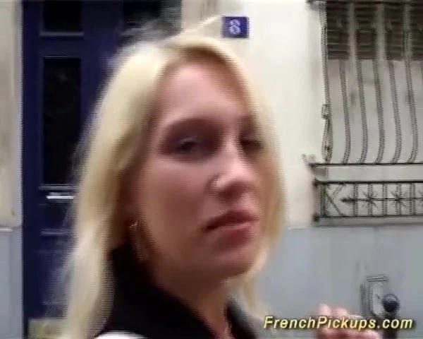 French teen picked up for her first anal sex