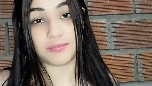 Face of an Indian girl while being fucked from behind