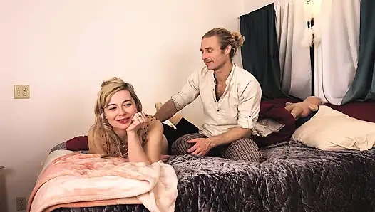 Between the Sheets with Alison Rey: Michael Vegas & Siouxsie Q | Behind the Scenes | Adult Time