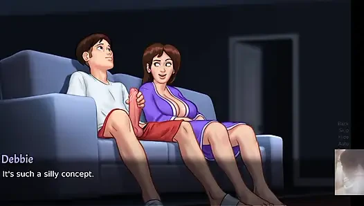 SUMMER TIME SAGA! MILF STEP-MOM HAVE ME BOOBJOB AND THEN I FUCKED HER!