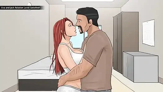 Evas ecstasy # 09 Zwei betrügende schlampen werden von einem dicken schwarzen schwanz gefickt