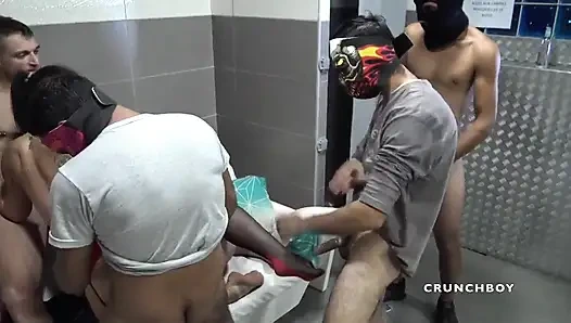 straigh gabgn bang party