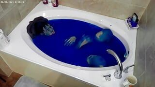 Ultimate Blue Slime Bath 4K HD Ultra TEMU Camera Edition