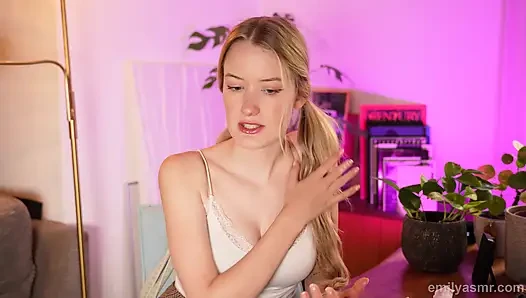 Teman sekelas kutu buku yang terangsang terobsesi denganmu - asmr
