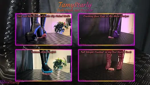 Edepsiz savaş çizmelerimi yarağının ve taşaklarının üzerinde temizliyorum