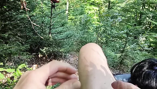 Dirty Ass Licking and Sucking, Outdoor Slut Rimjob