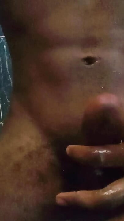 Nabi sucked my cock in the bathroom