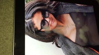 Cum tribute for Selena Gomez in See-through Shirt