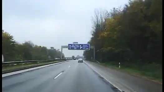 Blonde babe gets plowed in the car in a threesome