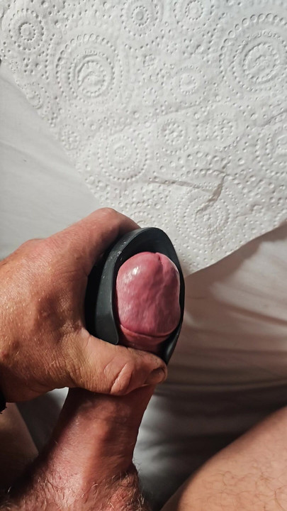 Male horny after work cumming