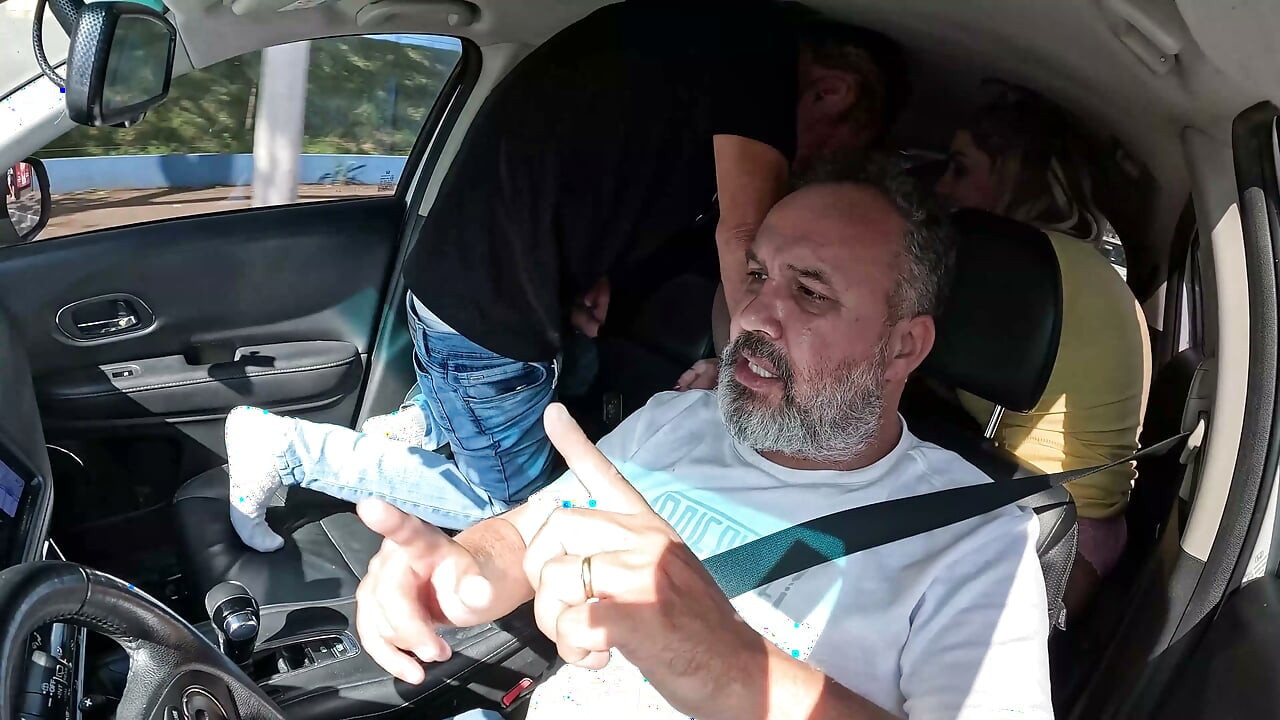 Carlos Urach Makes His Debut with Two Hot Babes Riding Shotgun with Ted.