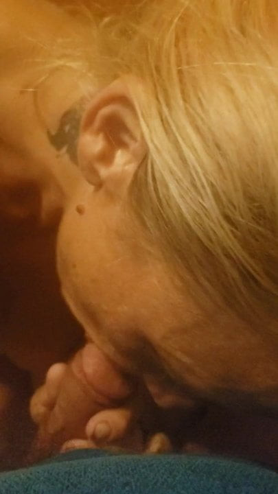 Another topless blowjob
