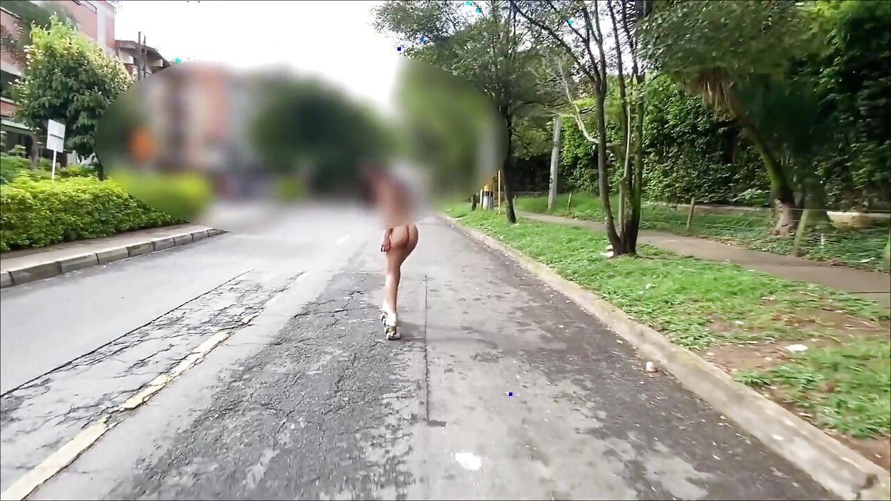 Roller Nudity in the Street