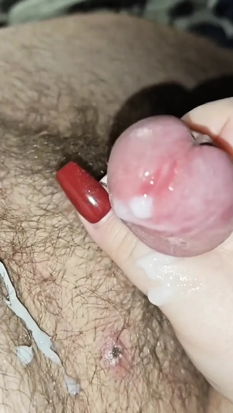 Watch me take control over my slutty boyfriends small dick and give him an never ending orgasm