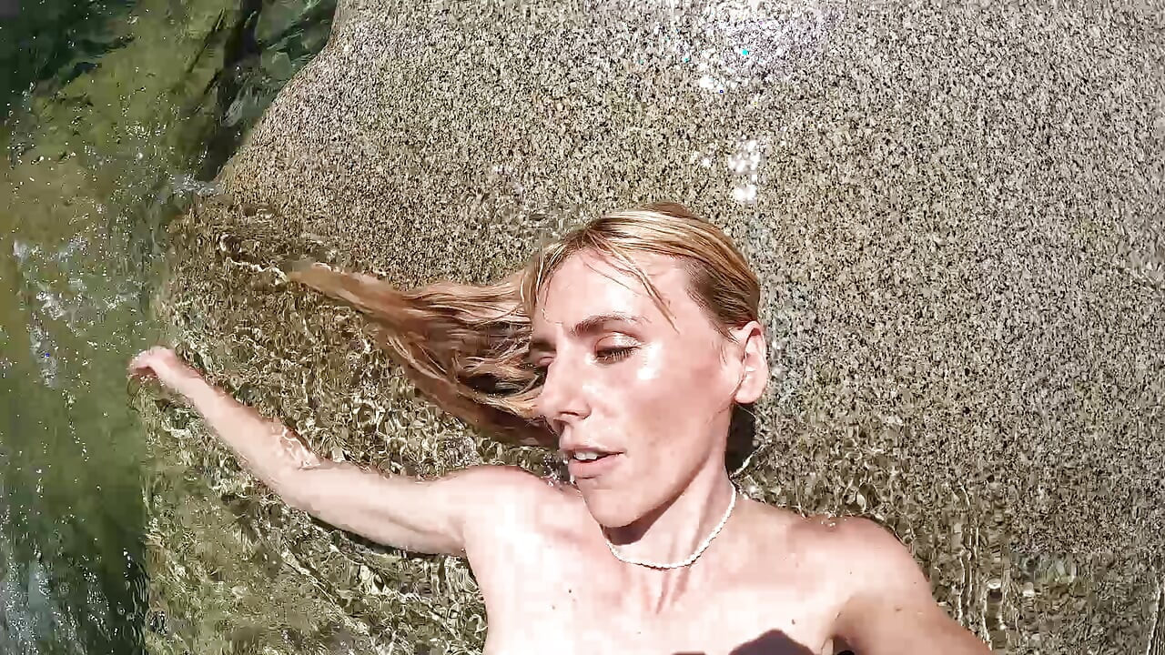 Jebanie w vlogu na plaży Nude Beach