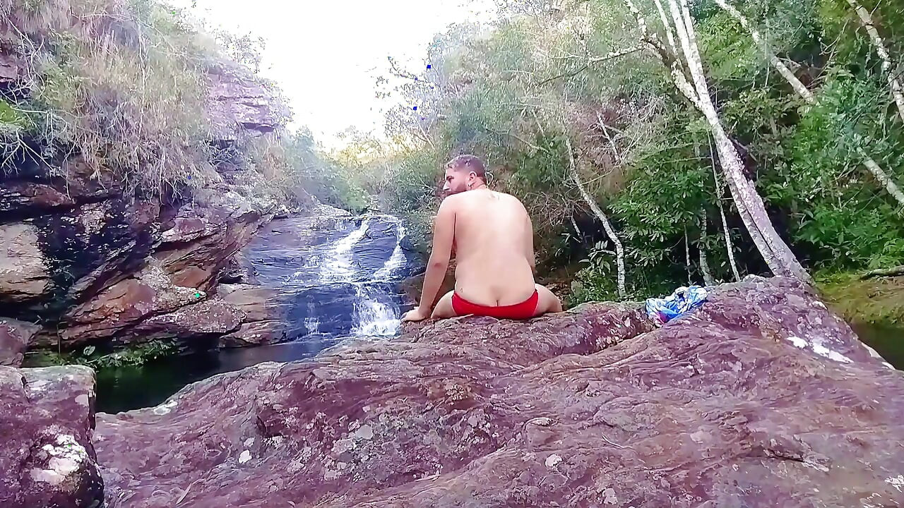 I Went to the Waterfall and Showed off Before Someone Came and Caught Me.