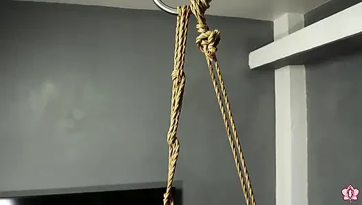 Suspended Hips Buck as Relentless Wand Keeps Slave Mila on the Edge and Denied (1080p)