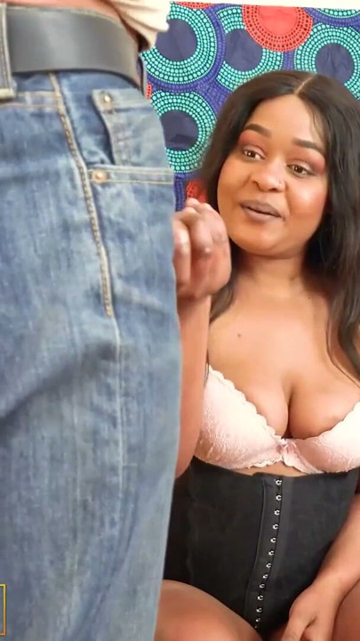 African Casting - Chubby Ebony MILF Impressed By The Agent's Huge Dick | Clip 1