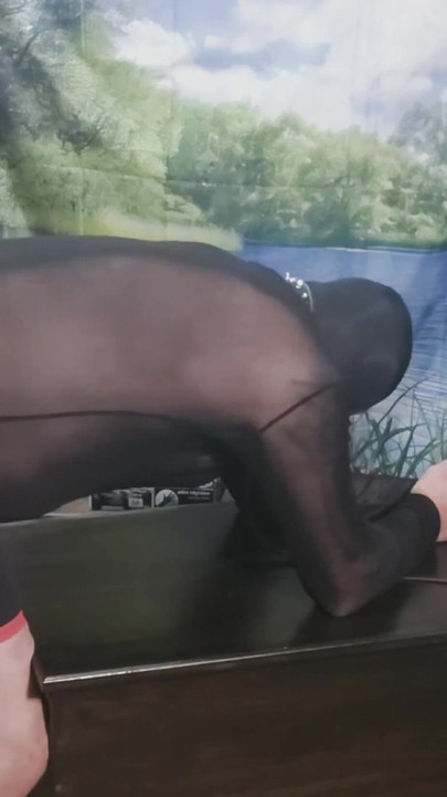 Unforgettable moment from "SHE FOUND A PINCK COCK TO FUCK HIA ASS WITH"