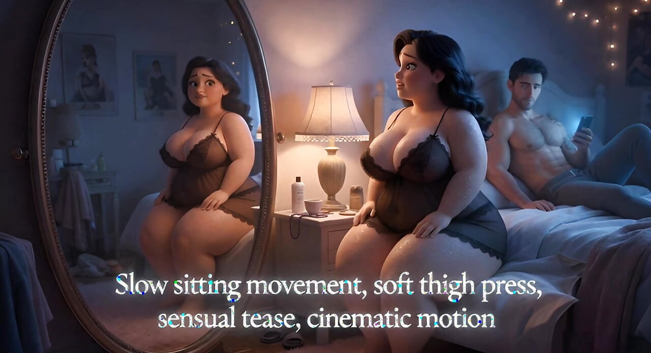 "From Chubby & Ignored to Curvy Cock Tease - Her Slutty Transformation" ep1