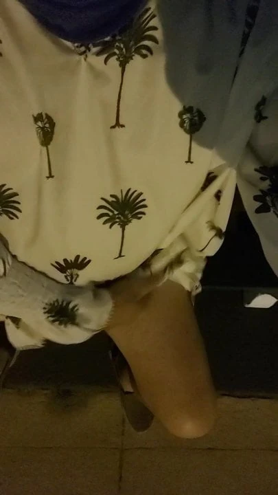 Walking in my white dress