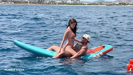 Rossa Vaxx Caught Fucking in the Sea and We Record Her